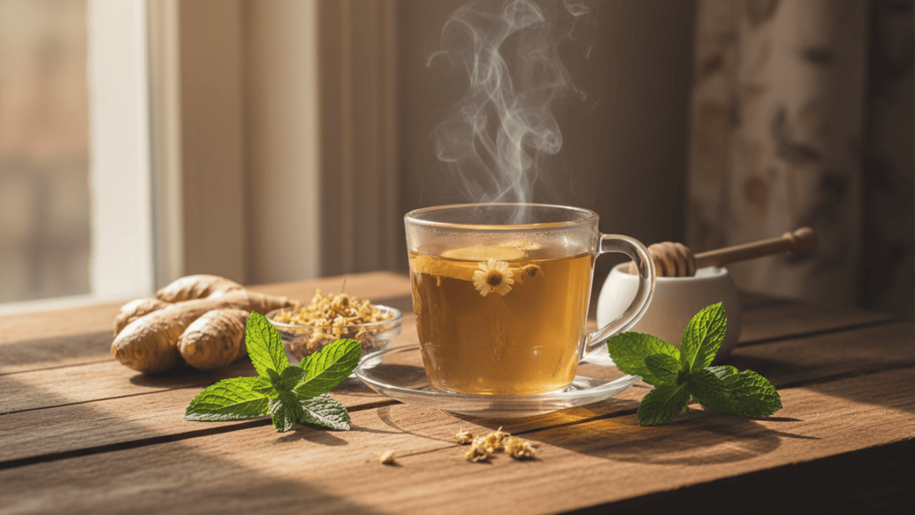 Herbal remedies for stomach discomfort