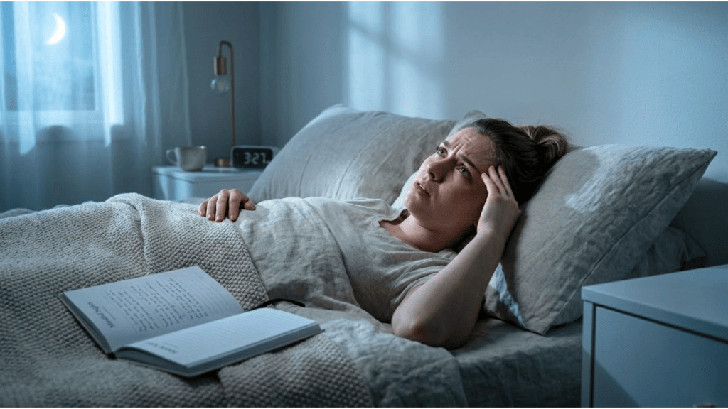 stress and insomnia disrupting sleep cycle